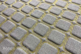 HBF Textiles Honest Square Pebble with foam backing Upholstery Fabric