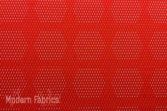 HBF Textiles Dot Structure: Red and White