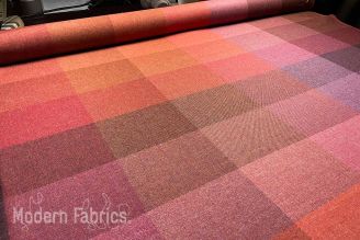 Maharam Wool Check by Paul Smith Poppy Wool Fabric