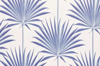 Serena Lily Island Palm: French Blue Linen 