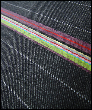 Maharam Bespoke Stripe by Paul Smith Charcoal