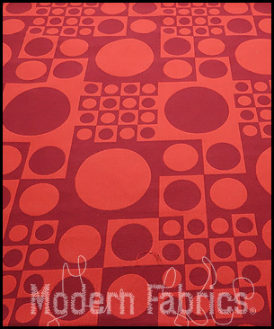 Maharam Geometri 459970 002 : Red/Carmine by Verner Panton, 1960